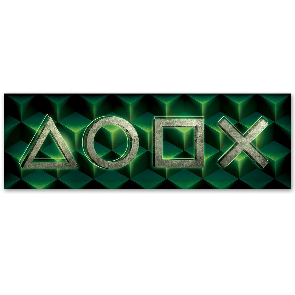 Emaga Obraz na płótnie, Symbole gry - 150x50